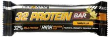 Батончик протеиновый IRONMAN "32 Protein" ваниль/тёмная глазурь 50 г