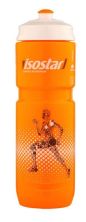 Спортивная бутылочка Isostar 800 мл Оранжевая с белой крышкой