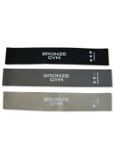 Комплект мини-лент BRONZE GYM, 3 шт.