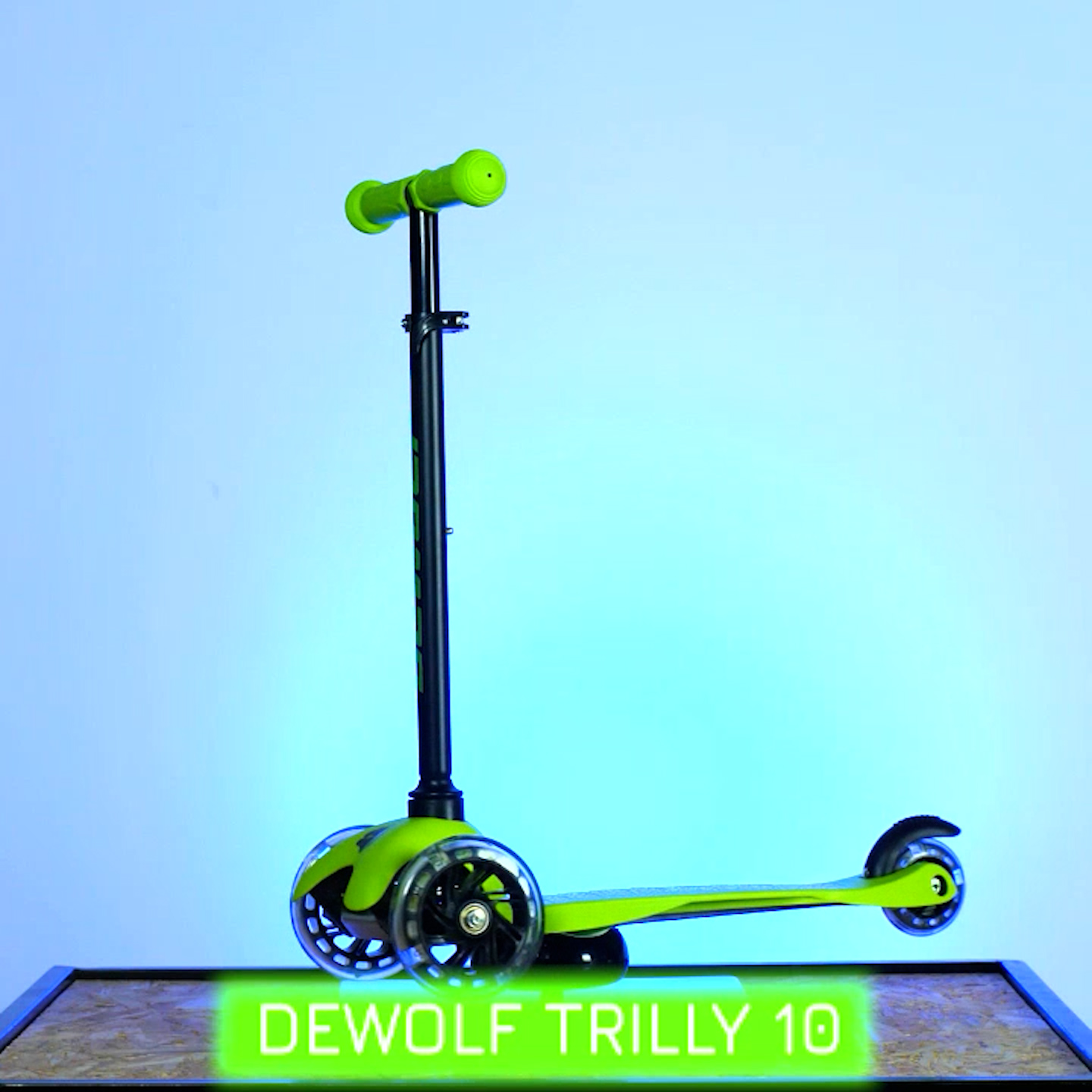 Dewolf Trilly 10 Самокат детский, Green