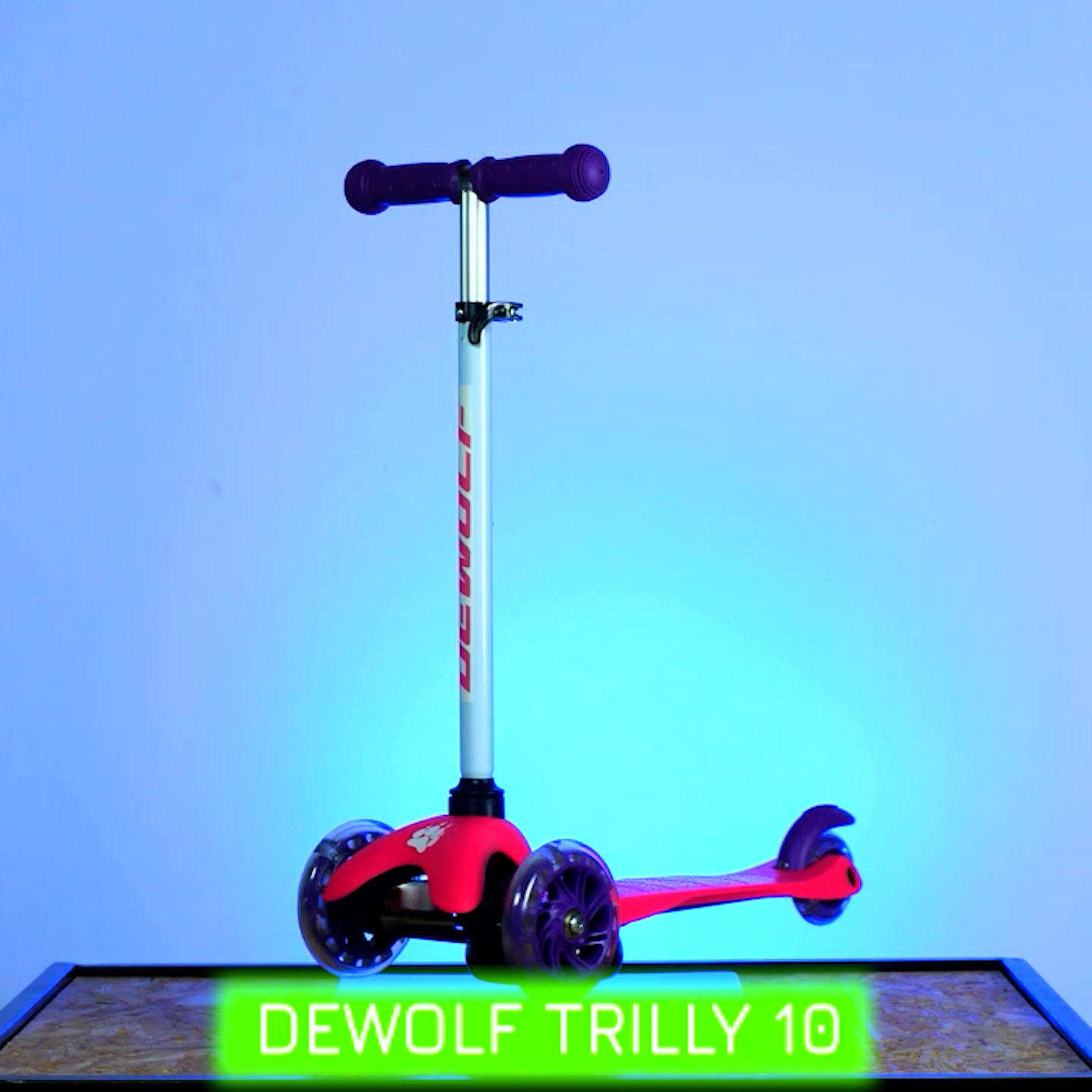 Dewolf Trilly 10 Самокат детский, Pink