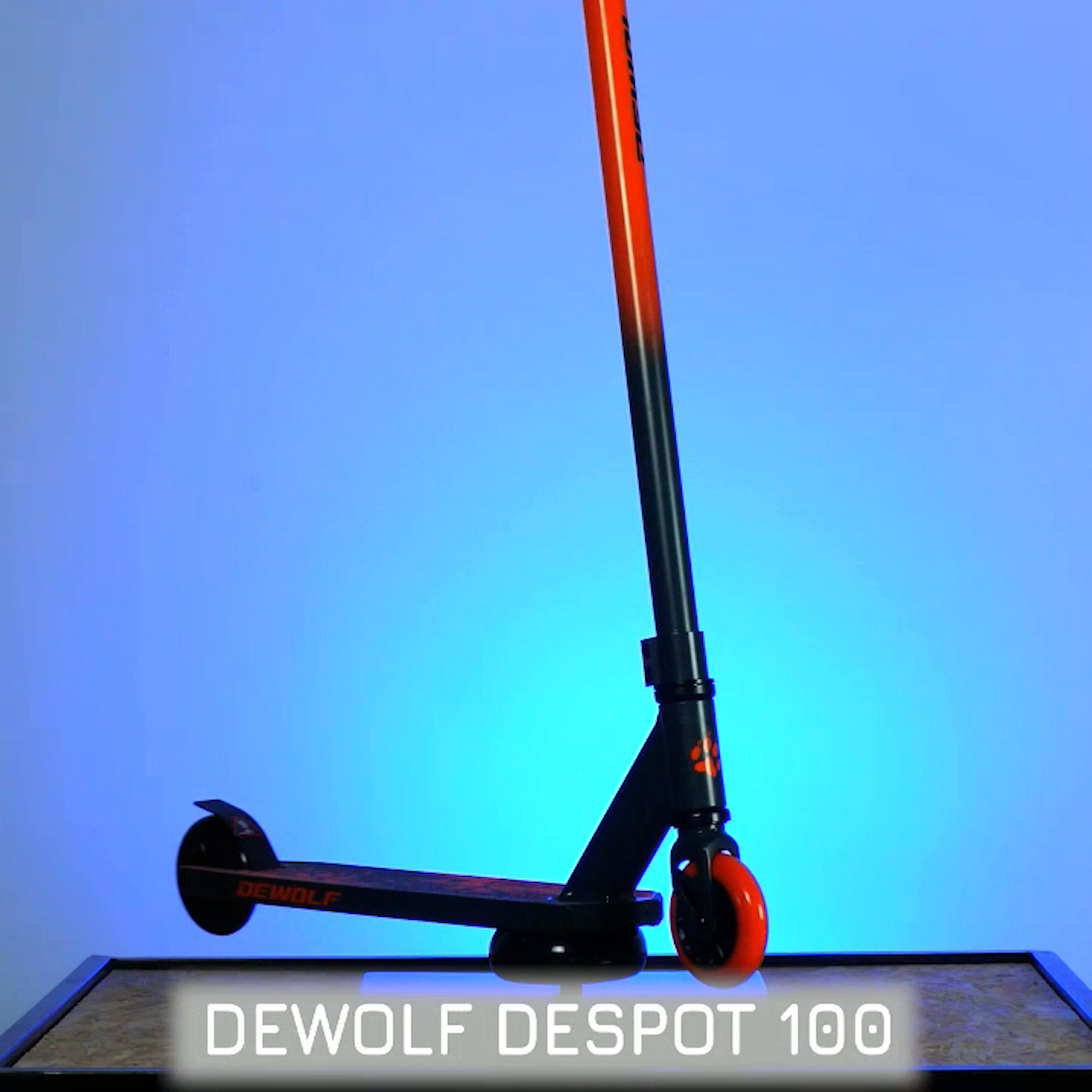 Dewolf DeSpot 100 Самокат трюковой, Black/orange