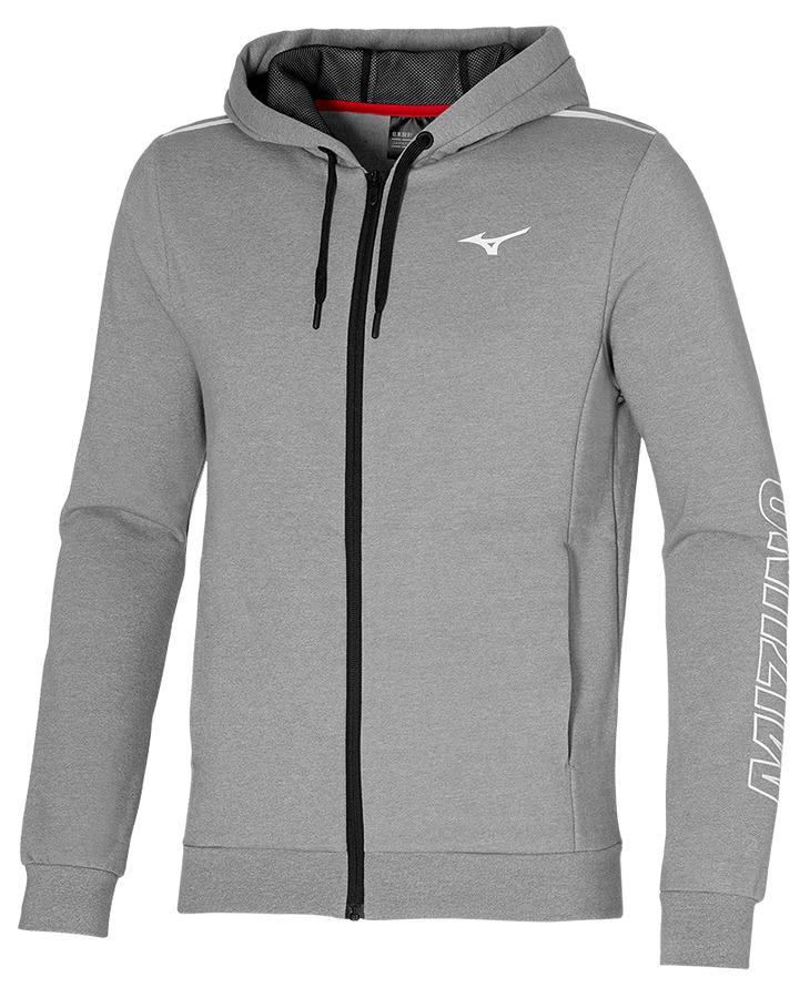 Толстовка мужская Mizuno Sweat Jacket M (XL; grey (серый); K2GC2501-05-XL)