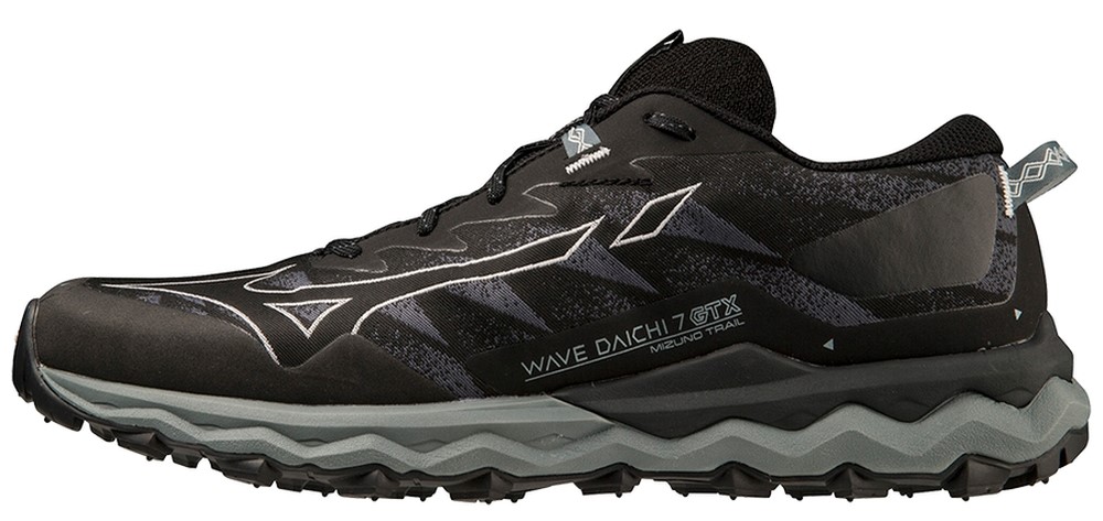 Mizuno WAVE DAICHI 7 GTX Blk OBlue SWeather USA 8.5 UK 7.5 RUS 40.5 J1GJ225651 75UK