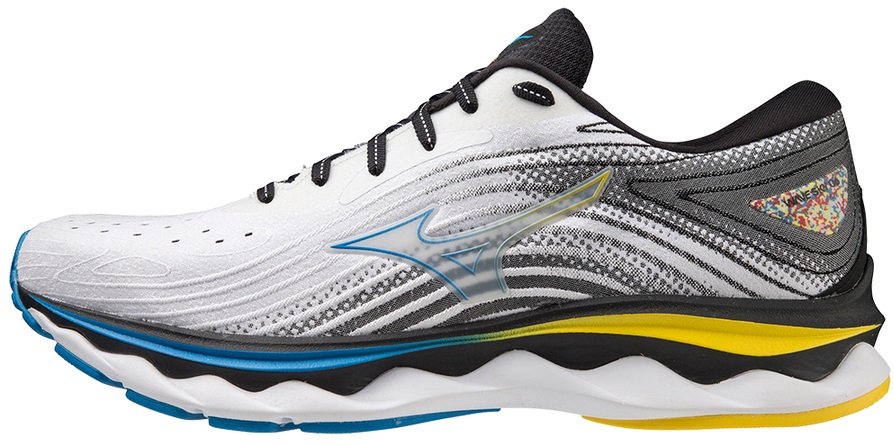 Кроссовки мужские Mizuno WAVE SKY 6 (Wht/CyberYellow/IBunting USA 11 || UK 10 || RUS 43.5 || J1GC2202-01-10UK)