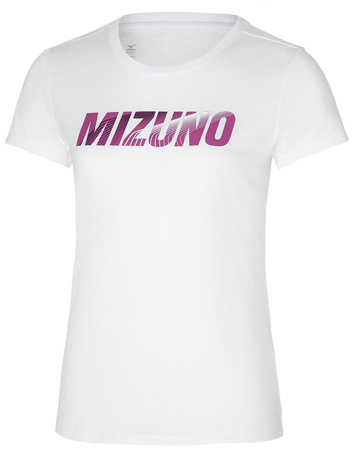 Футболка женская Mizuno Graphic Tee W (S; white (белый); K2GA2702-01-S)