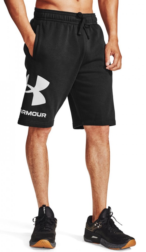 Шорты мужские Under Armour Rival FLC Big Logo Shorts (SM; 46-48; black (черный); 1357118-001-SM)
