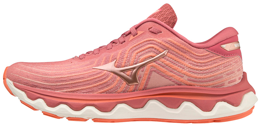 Кроссовки женские Mizuno WAVE HORIZON 6 (GarnetR/RCopper/Persimmo USA 10 || UK 7.5 || RUS 39.5 || J1GD2226-44-75UK)