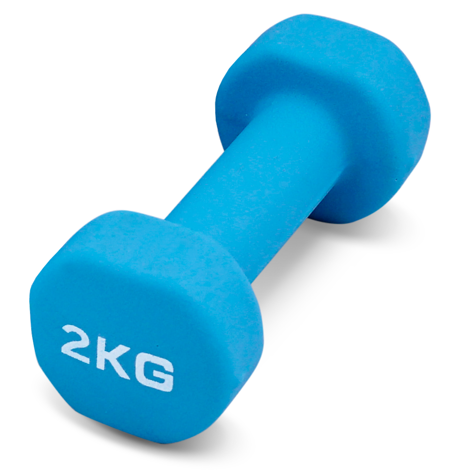 Гантель для аэробики неопреновая PRCTZ NEOPRENE DUMBBELL, 2 кг.