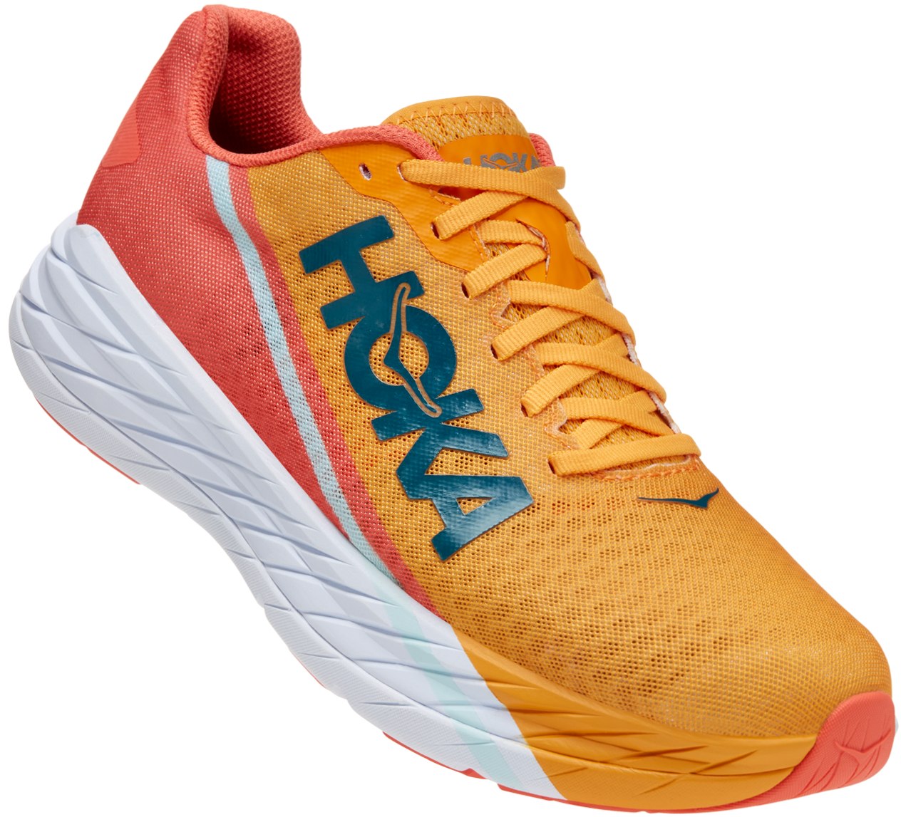 Кроссовки мужские Hoka M ROCKET X (Radiant Yellow/Camellia, 5.5, 1113532-RYCM-55_65)