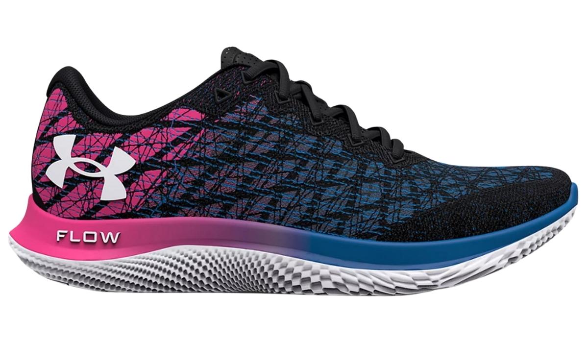 Кроссовки женские Under Armour W FLOW Velociti Wind 2 (Black / Electro Pink, 7.0, 3024911-004-7)