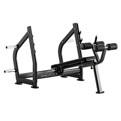 Скамья олимпийская для жима с отрицательным наклоном BRONZE GYM RAVE RE57