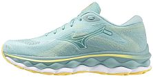 Кроссовки женские Mizuno Wave Sky 7 (Eggshell Blue/White/Sunshine)