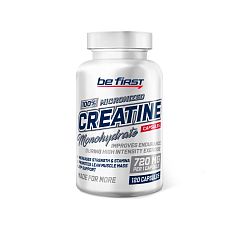 Креатин моногидрат Be First Creatine Monohydrate (120 капсул)