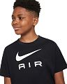 Футболка подростковая Nike Sportswear B AIR Tee (Черный) - фото № 2