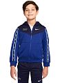 Толстовка для мальчиков Nike Sportswear B Repeat Sweatjacket Full-Zip Hoodie (синий) - фото № 1