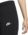 Штаны женские Nike Sportswear Club Fleece Mid-Rise Pant Tight (черный) - фото № 2