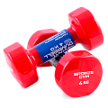 Гантели для аэробики виниловые BRONZE GYM,4 кг., пара - фото № 1