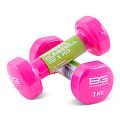 Гантели для аэробики виниловые BRONZE GYM,1 кг., пара. - фото № 1