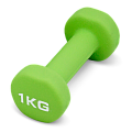 Гантель для аэробики неопреновая PRCTZ NEOPRENE DUMBBELL, 1 кг. - фото № 2