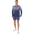 Лонгслив мужской ASICS SEAMLESS LS TOP (Magnetic Blue/Performance Black) - фото № 5