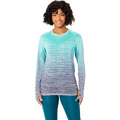 Лонгслив женский ASICS SEAMLESS LONG SLEEVE TOP (Aurora Green/Blue Expanse)