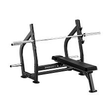 Скамья олимпийская для жима горизонтальная BRONZE GYM RAVE RE55