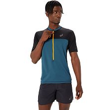 Футболка мужская ASICS FUJITRAIL SHORT SLEEVE TOP (Magnetic Blue/Performance Black)