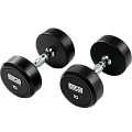 BRONZE GYM BG-PA-DB-R100 Гантель обрезиненная 10 кг - фото № 1