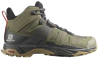 Ботинки мужские Salomon X ULTRA 4 MID GTX (Deep Lichen Green/Peat/Kelp)