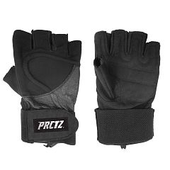 Перчатки для фитнеса c фиксатором запястья PRCTZ WRIST-WRAP GLOVES "L"