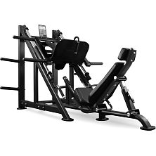Жим ногами под углом 45 градусов BRONZE GYM PL-1717, черный