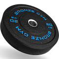 Диск бамперный BRONZE GYM 20 кг - фото № 1