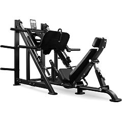 Жим ногами под углом 45 градусов BRONZE GYM PL-1717, черный