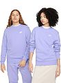 Толстовка мужская Nike Sportswear Club Fleece Crew (голубой) - фото № 1