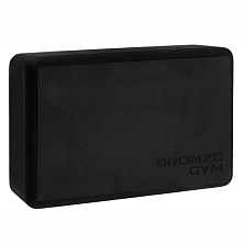 Блок для йоги BRONZE GYM, 23x15x7.5 см.