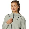 Куртка женская ASICS ACCELERATE WATERPROOF 2.0 JACKET (Olive Grey) - фото № 4