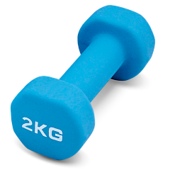 Гантель для аэробики неопреновая PRCTZ NEOPRENE DUMBBELL, 2 кг.