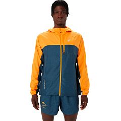 Ветровка мужская ASICS FUJITRAIL PACKABLE JACKET (Fellow Yellow/Magnetic Blue)