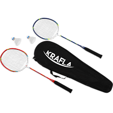 KRAFLA COMFORT200 Набор для бадминтона с ракетками (2 шт) и воланами (2 шт)