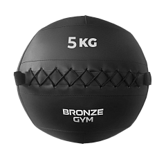 Мяч набивной BRONZE GYM, 5 кг.