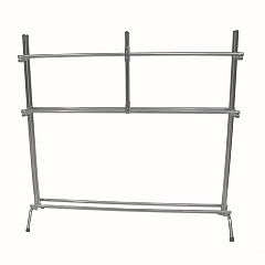 Мобильная подставка для ковриков, на 30-40 шт, 160х35х160 см. 