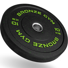 Диск бамперный BRONZE GYM 10 кг