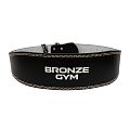 Пояс атлетический BRONZE GYM натуральная кожа 105 см - фото № 1