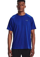 Футболка мужская Under Armour UA Tech SS Tee Royal / / Graphite (400)