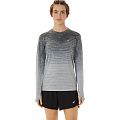 Лонгслив женский ASICS SEAMLESS LONG SLEEVE TOP (Carrier Grey/Glacier Grey) - фото № 1