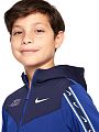 Толстовка для мальчиков Nike Sportswear B Repeat Sweatjacket Full-Zip Hoodie (синий) - фото № 2