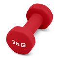 Гантель для аэробики неопреновая PRCTZ NEOPRENE DUMBBELL, 3 кг. - фото № 2