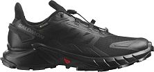 Кроссовки мужские Salomon SUPERCROSS 4 GTX (Black/Black/Black)