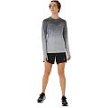 Лонгслив женский ASICS SEAMLESS LONG SLEEVE TOP (Carrier Grey/Glacier Grey) - фото № 7